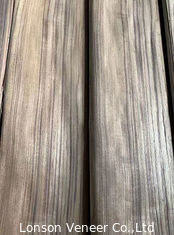 0.20MM 자연적 미얀마 티크 재목 목재 베니어 12% 수분 내각 사용