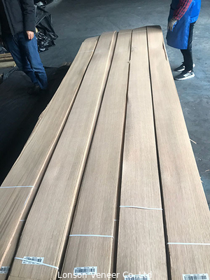Mdf American White Oak 베니어 패널 두꺼운 0.42mm