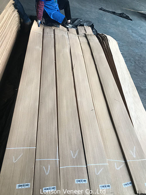 Mdf American White Oak 베니어 패널 두꺼운 0.42mm