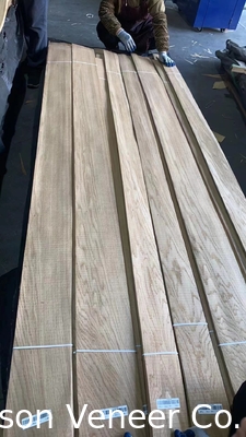 두께 0.55mm 거친 European White Oak Veneer Panel A/B 등급