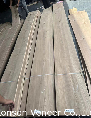 0.5mm Knotty Grade White Oak Wood Veneer For Retro Style Furniture Door (레트로 스타일의 가구 문)